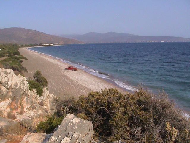 Der Strand bei Katina.